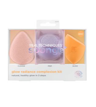 Real Techniques - *Sponge +* - Set de esponjas Glow Radiance Complexion Kit