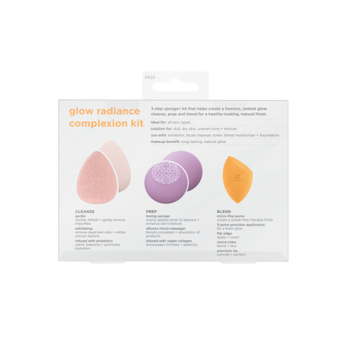 Real Techniques - *Sponge +* - Set de esponjas Glow Radiance Complexion Kit