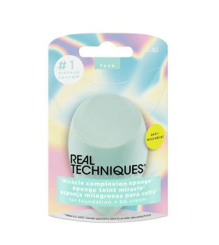 Real Techniques - *Summer Haze* - Esponja de maquillaje Miracle Complexion para líquidos