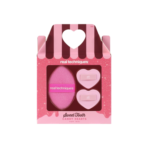 Real Techniques - *Sweet Tooth* - Set de borlas Candy Hearts