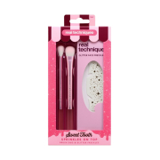 Real Techniques - *Sweet Tooth* - Set de brochas + Adhesivos para rostro Sprinkles on Top