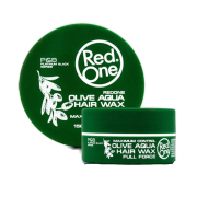 Red One - Cera fijadora de peinado Aqua Hair Wax - Olive