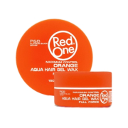 Red One - Cera fijadora de peinado Aqua Hair Wax - Orange