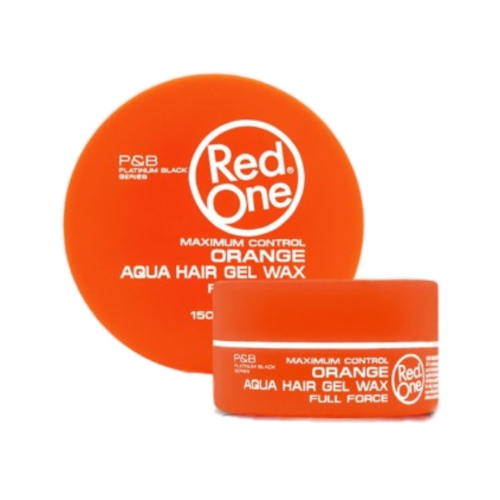 Red One - Cera fijadora de peinado Aqua Hair Wax - Orange