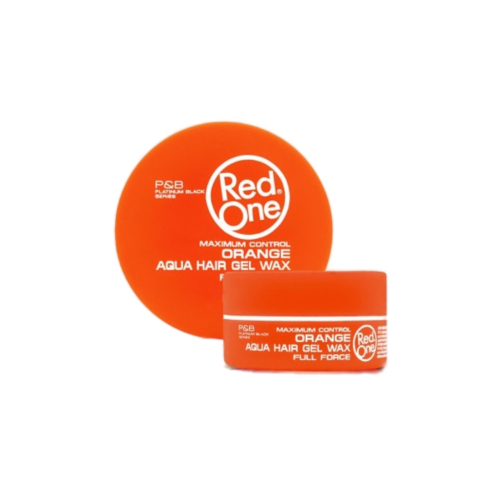 Red One - Cera fijadora de peinado Aqua Hair Wax - Orange tamaño mini