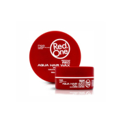 Red One - Cera fijadora de peinado Aqua Hair Wax Red - Tamaño mini