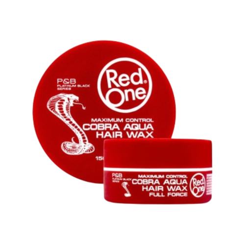 Red One - Cera fijadora de peinado Cobra Aqua Hair Wax Red