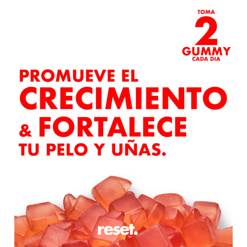 Reset - Vitaminas para cabello y uñas Hair & Nails Vitamin Gummies