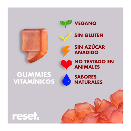 Reset - Vitaminas para la piel Skin Prebiotic Gummies
