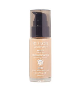Revlon - Base de Maquillaje fluida ColorStay para piel Mixta/Grasa SPF15 - 300: Golden Beige