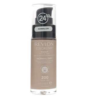 Revlon - Base de Maquillaje fluida ColorStay para piel Normal/Seca SPF20 - 200: Nude