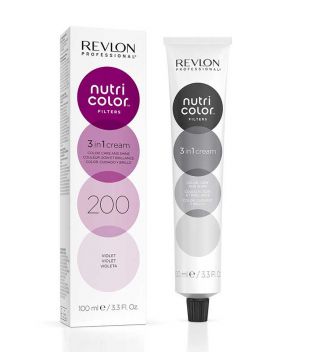 Revlon - Coloración Nutri Color Filters 3 en 1 Cream 100ml - 200: Violeta