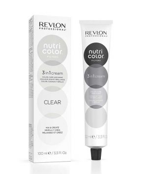 Revlon - Coloración Nutri Color Filters 3 en 1 Cream 100ml - Clear