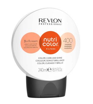 Revlon - Coloración Nutri Color Filters 3 en 1 Cream 240ml - 400: Mandarina