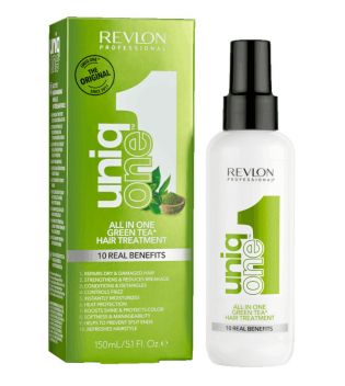 Revlon - Tratamiento capilar todo en uno UniqOne 150ml - Té verde