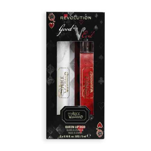 Revolution - *Alice in Wonderland* - Duo de Brillo de labios + Aceite para labios Queen Lip Duo