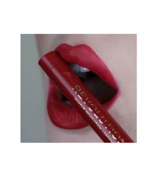 Revolution - Barra de Labios Velvet Kiss Lip Crayon - Ruby