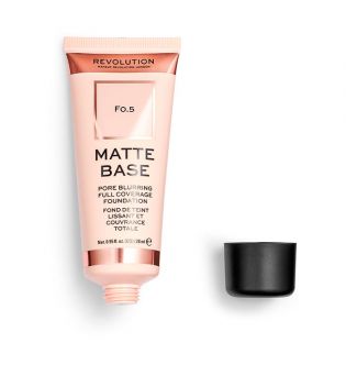 Revolution - Base de maquillaje Matte Base - F0.5