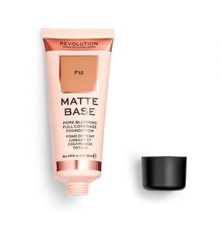 Revolution - Base de maquillaje Matte Base - F12