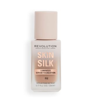 Revolution - Base de maquillaje Skin Silk Serum Foundation - F12