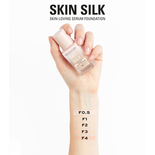 Revolution - Base de maquillaje Skin Silk Serum Foundation - F2