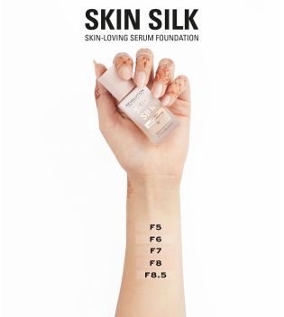 Revolution - Base de maquillaje Skin Silk Serum Foundation - F5