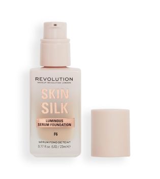 Revolution - Base de maquillaje Skin Silk Serum Foundation - F6