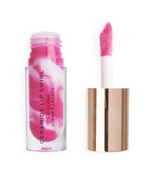 Revolution - Brillo de labios Ceramide Lip Swirl - Berry pink