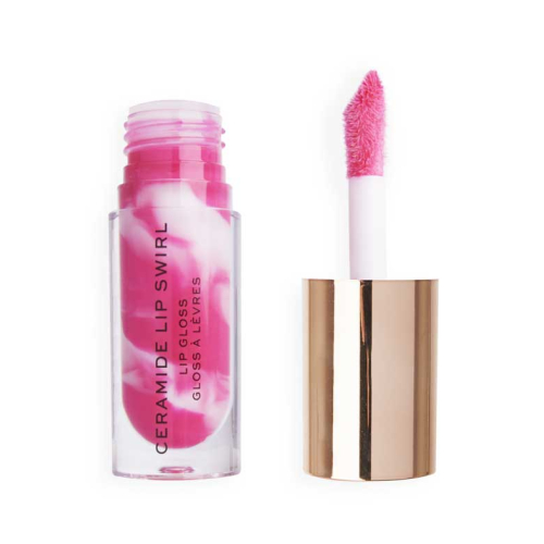 Revolution - Brillo de labios Ceramide Lip Swirl - Berry pink