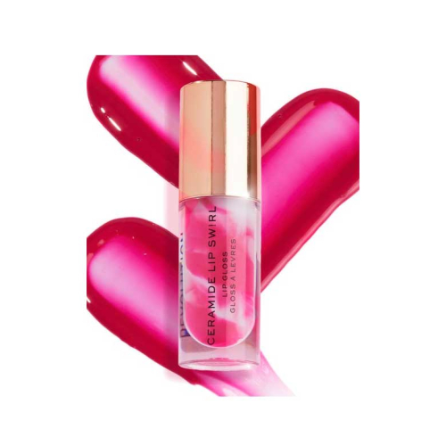 Revolution - Brillo de labios Ceramide Lip Swirl - Berry pink