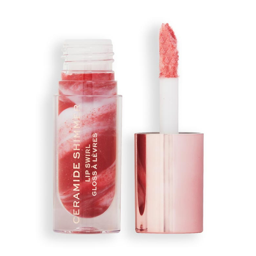 Revolution - Brillo de labios Ceramide Shimmer Lip Swirl - Out out red