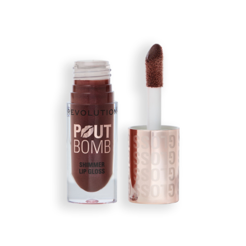 Revolution - Brillo de labios con Shimmer Pout Bomb - Chocolate Sparkle