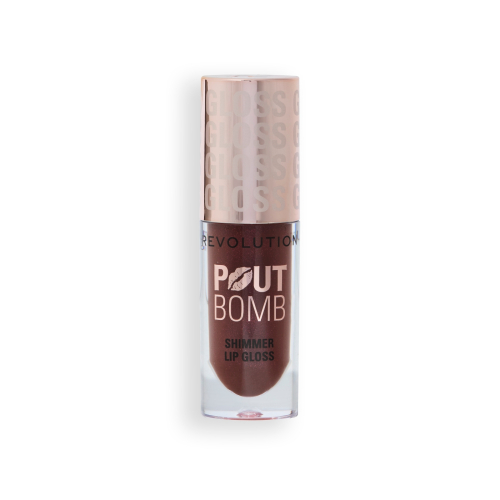 Revolution - Brillo de labios con Shimmer Pout Bomb - Chocolate Sparkle