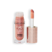 Revolution - Brillo de labios con Shimmer Pout Bomb - Shimmer Nude