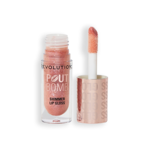 Revolution - Brillo de labios con Shimmer Pout Bomb - Shimmer Nude