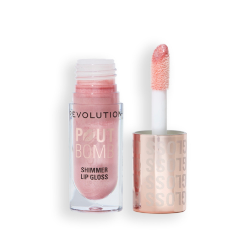 Revolution - Brillo de labios con Shimmer Pout Bomb - Shine Pink