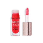 Revolution - Brillo de labios voluminizador Pout Bomb - Cherry Sheer Red