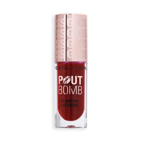 Revolution - Brillo de labios voluminizador Pout Bomb - Jelly Berry Mauve