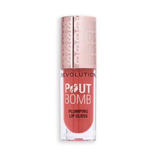 Revolution - Brillo de labios voluminizador Pout Bomb - Melba Warm Peach