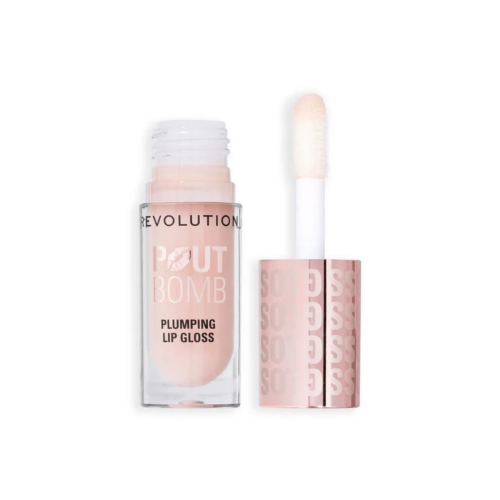 Revolution - Brillo de labios voluminizador Pout Bomb - Milky Sheer Holo