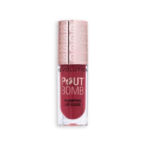 Revolution - Brillo de labios voluminizador Pout Bomb - Rosewood Rose Pink