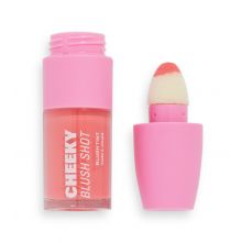 Revolution - Colorete líquido Cheeky Blush Shot - Pink