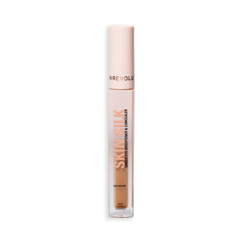 Revolution - Corrector iluminador de ojeras Skin Silk - Tan Golden