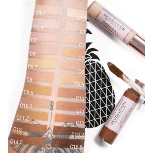 Revolution - Corrector líquido Conceal & Hydrate - C16.5