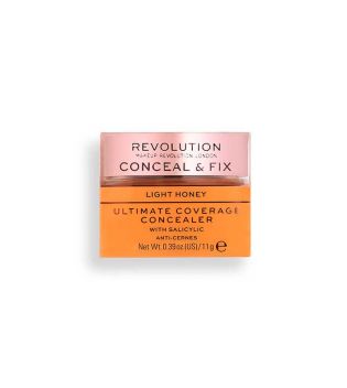 Revolution - Corrector Ultimate Coverage Conceal & Fix - Light Honey