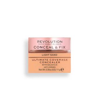 Revolution - Corrector Ultimate Coverage Conceal & Fix - Light Sand