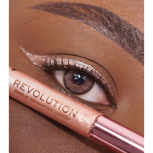 Revolution - Delineador de ojos líquido Super Flick - Rose Gold