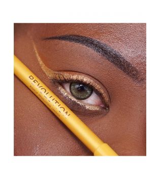Revolution - Delineador de ojos Streamline Waterline Eyeliner Pencil - Gold