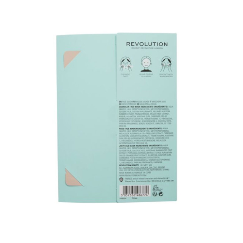 Revolution - *Friends X Revolution* - Pack de 3 mascarillas faciales de tejido - Joey, Ross y Chandler