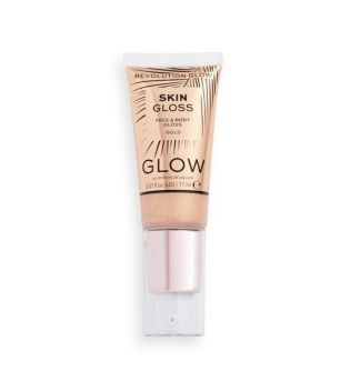 Revolution - *Glow* - Iluminador Face & Body Gloss - Gold